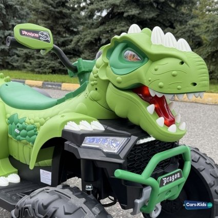 Детский электроквадроцикл Дино 12V 4WD K707PX-A зеленый